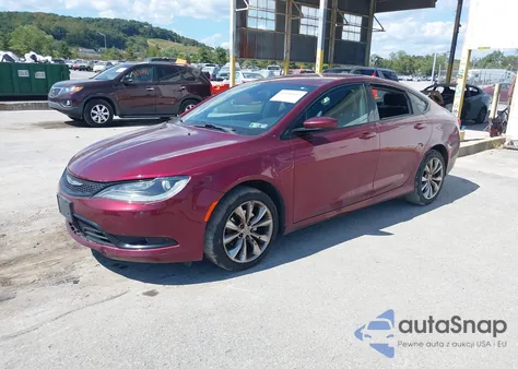 2015 Chrysler 200 S из США, поврежденный, VIN 1C3CCCBB9FN662678